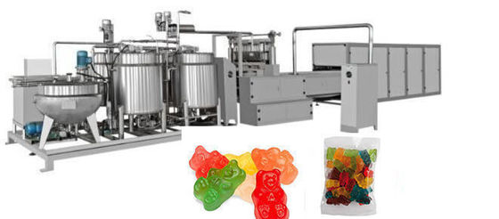تجهیزات تولید کامل خرس Gummy اتوماتیک کامل تامین کننده